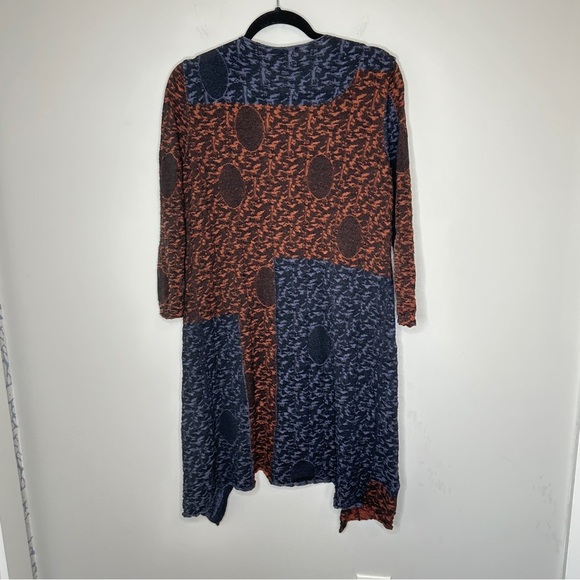 Patrizia Luca Cotton & Linen Blend Size M/L Lagenlook Art to Wear Long Line - Picture 2 of 10